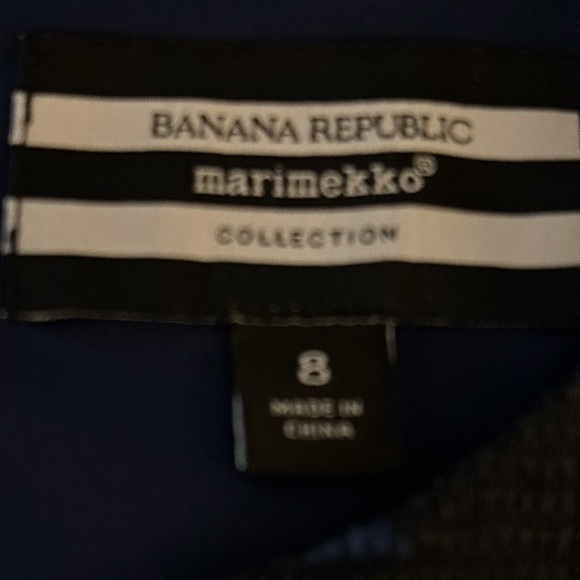 Banana Republic Marimekko shift dress, sleeveless,linen cotton blend, size 8 - Picture 4 of 9